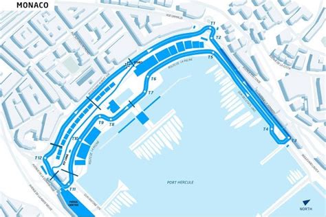 Formula E Monaco track layout : FormulaE