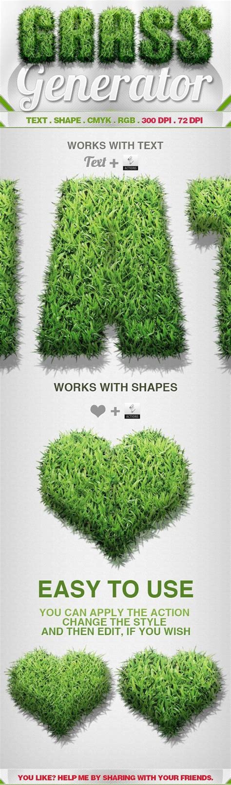 Grass Generator Free Photoshop Actions Best Photoshop Actions Grass