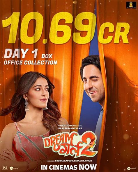 Dream Girl 2 Day 1 Collection Ayushmann Khurrana Starrer Takes A Good Start Earns 1069 Crores