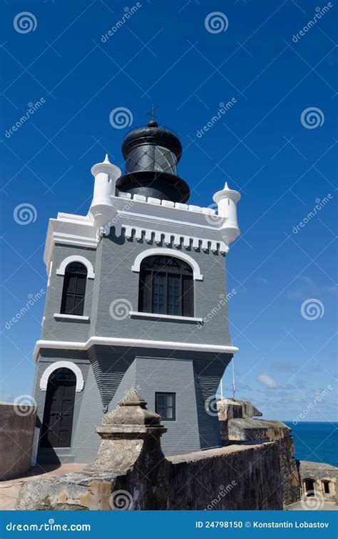 El Morro Lighthouse stock photo. Image of military, ocean - 24798150