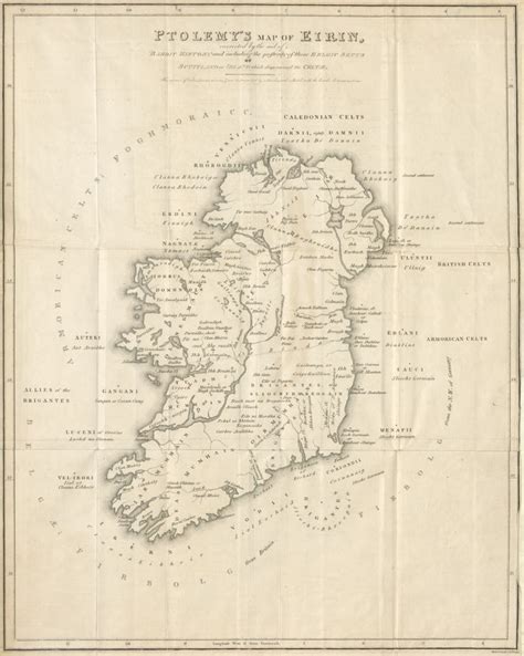 Map of Ancient Ireland | Ancient ireland, Map, Old maps