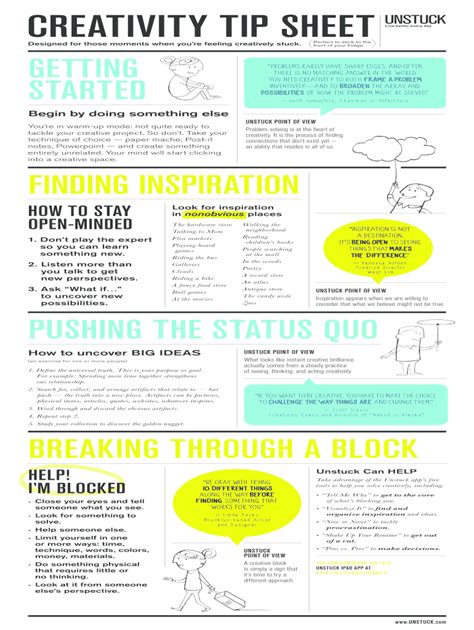 CREATIVITY TIP SHEET 2020 - Fill and Sign Printable Template Online | US Legal Forms