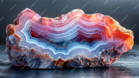 Premium Photo Agate Rock Surface With Gradients