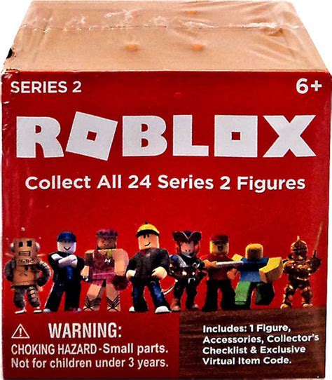 Roblox Series 2 Mystery Pack Gold Cube, 1 RANDOM Figure Virtual Item ...