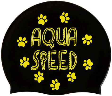 Czepek pływacki dla dzieci Aqua Speed Kiddie Cat 07 czarny