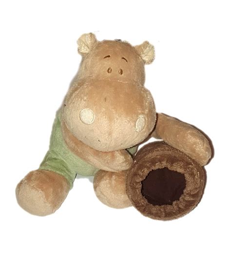 Peluche Doudou Hippoum Hippopotame Noukies 20 Cm SANS Veilleuse Chez