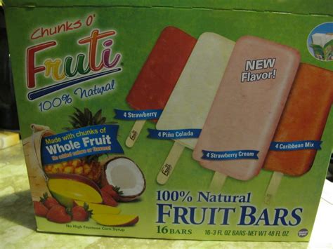 Natural Chunks O' Fruti Fruit Bars - A Healthy Snack Alternative