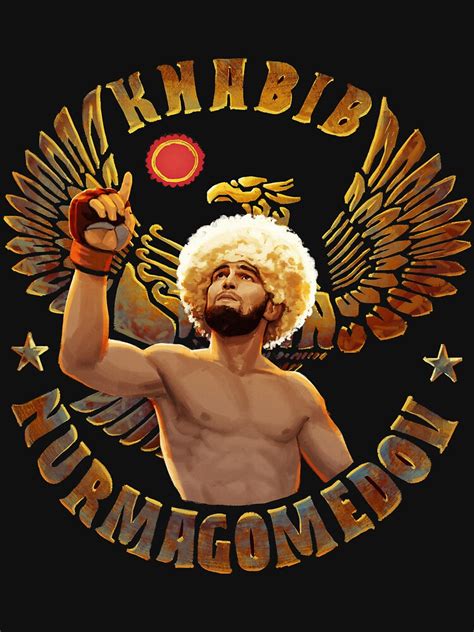 "Khabib Nurmagomedov Eagle" T-shirt by conway92 | Redbubble