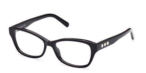 Swarovski Sk5430 001 Eyeglasses In Shiny Black Smartbuyglasses Usa