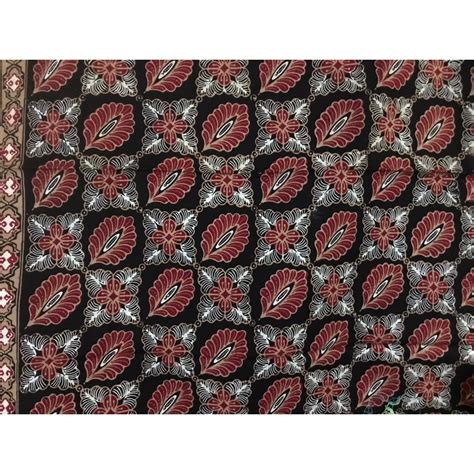 Jual Batik Budaya Motif Ceplok Kembang Kates Tulis Kombinasi Cap