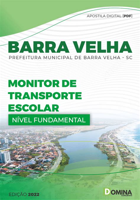 Apostila Pref Barra Velha Sc 2022 Monitor De Transporte Escolar