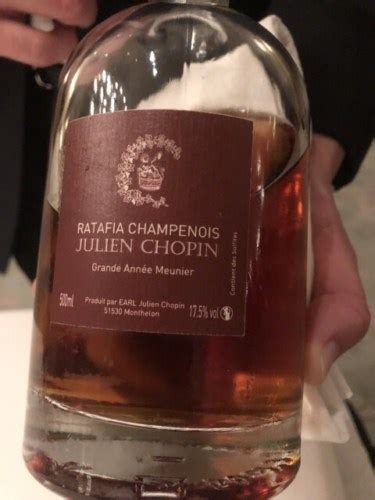 Julien Chopin Ratafia De Champagne Grandes Ann Es Vivino