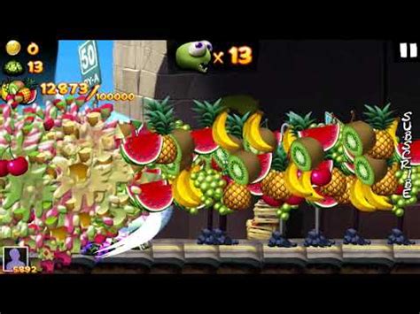 Zombie Tsunami Daily Challenge Slice Fruit Youtube