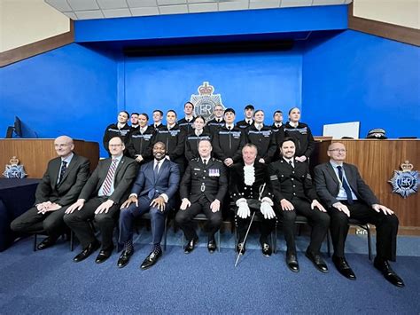 PCC Supports New Officers In Week Of Celebrations Bedfordshire PCC