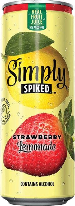 Simply Spiked Strawberry Lemonade Oz Can Legacy Wine And Spirits