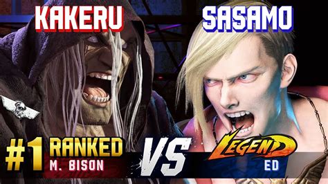 SF6 KAKERU 1 Ranked M Bison Vs SASAMO Ed High Level Gameplay YouTube