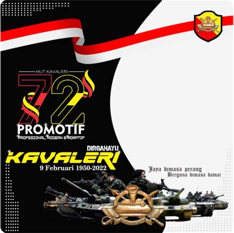 Download Gambar Hut Kavaleri Tni Ad Tahun 2022 Ke 72 Format Png