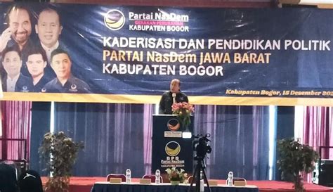 Kejar Target 2024 NasDem Kabupaten Bogor Gelar Kaderisasi Dan