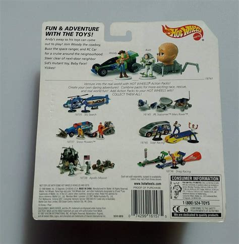 Hot Wheels Action Pack Toy Story Con RC Coche Baby Face Buzz Woody Yaxa Colombia