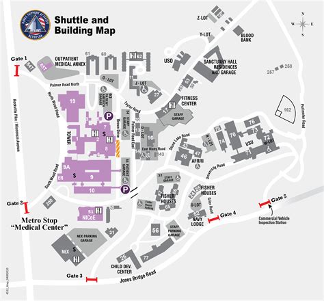 Walter Reed Campus Map