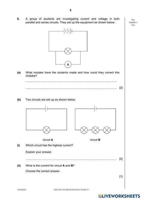 1151365 Year End Science Year 9 Paper 1 Lieyenjef