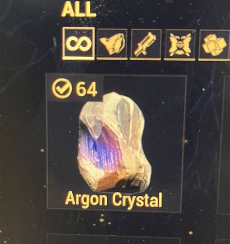 argon crystals