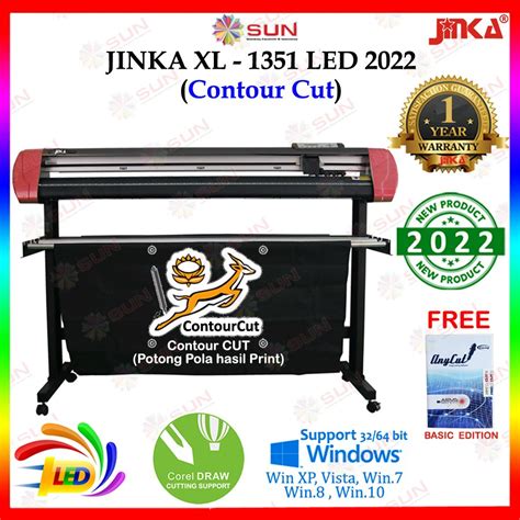 Jual Mesin Cutting Sticker Jinka Pro 1351 Terbaru XL Pro 1351 LED