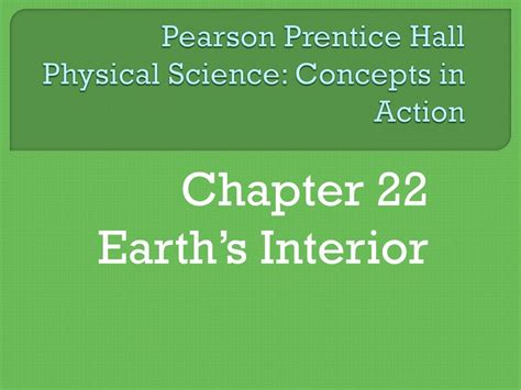 PPT Pearson Prentice Hall Physical Science Concepts In Action