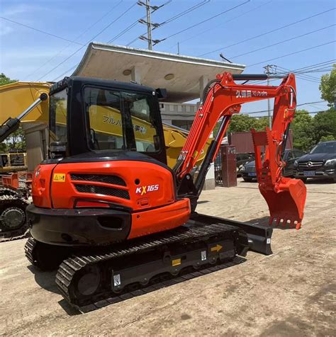 Japan Original Kubota Kx165 5 Crawler Excavator 6 5 Ton Kx165 Small