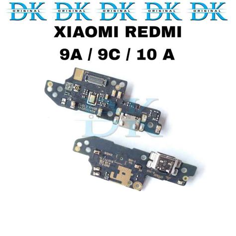 Konektor Charger Xiaomi Redmi 9a 9c 10a Usb Papan Cas Mic Pcb Board Ori