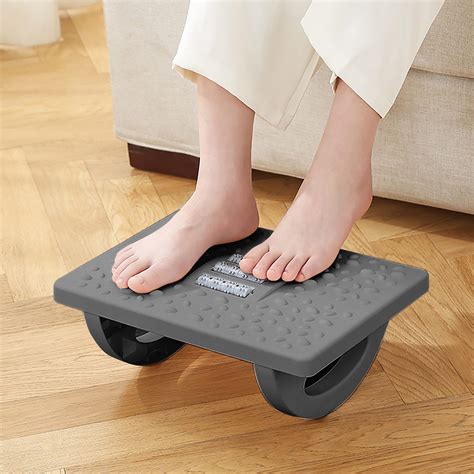 Lytiang Comfortable Foot Stool Ergonomic Footrest With Foot Massage