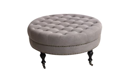 Round Ottoman For Hire | Urbantonic