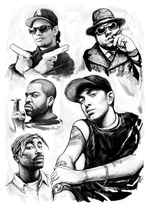 Rapper Drawings