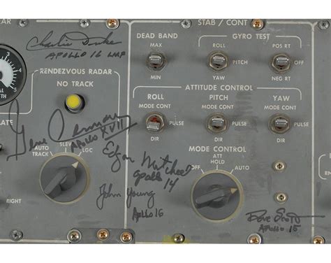 Lunar Module Control Panel