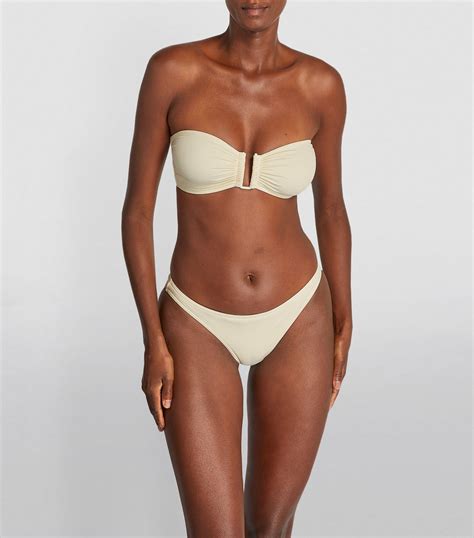 Eres White Show Bandeau Bikini Top Harrods Uk