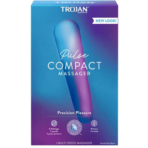 Trojan Vibrating Pulse Intimate Massager Intense Pleasure 90122 London Drugs