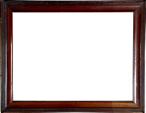 Vintage Wood Frame PNG Transparent OnlyGFX