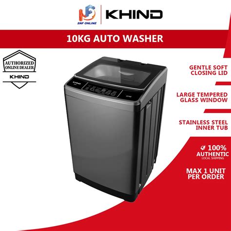 Khind Fully Auto Washing Machine Washer 10 Kg WM100A Shopee Malaysia