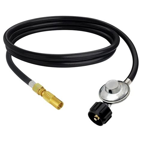 5Ft Propane Adapter Hose And Regulator Replacement Kit For Coleman