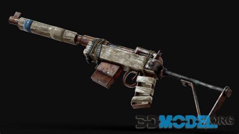 Rust Semi Auto Rifle Sar Download Free 3d Model By 43 Off