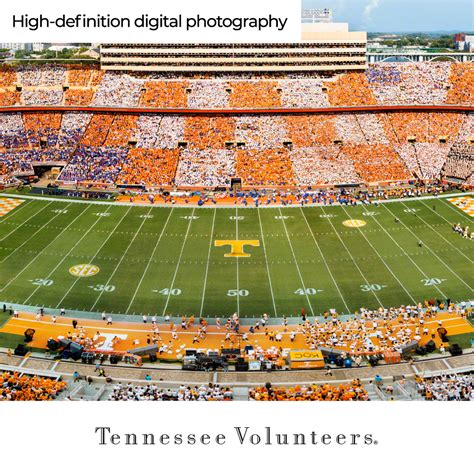 Tennessee Volunteers Football Panoramic Picture - Neyland Stadium Fan ...