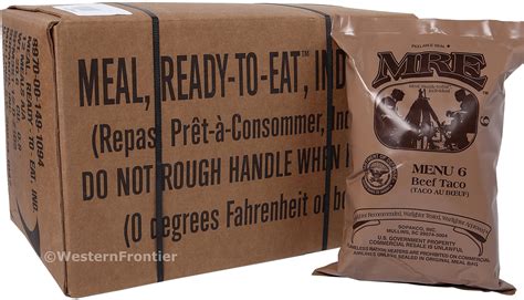 Mua MRE A Menu Case 2018 Inspection Date Military Meal Ready To Eat