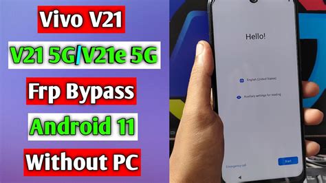 Vivo V G V E G Frp Bypass Unlock Google Account Lock Android