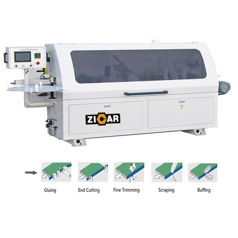 Zicar Automatic Fine Trimming Edge Banding Machine China Pvc Edge