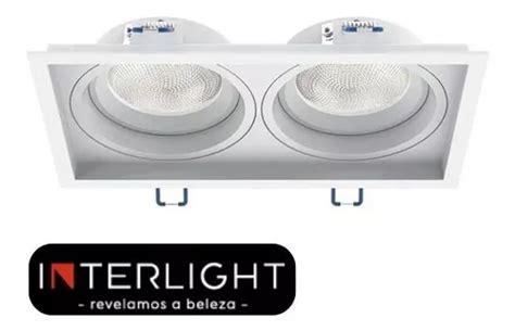 Embutido Recuado Micro Borda Duplo Par Interlight Il