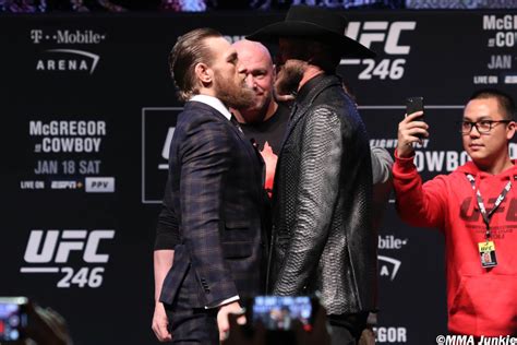 Conor Mcgregor I Donald Cerrone Po Raz Pierwszy Twarz W Twarz Przed