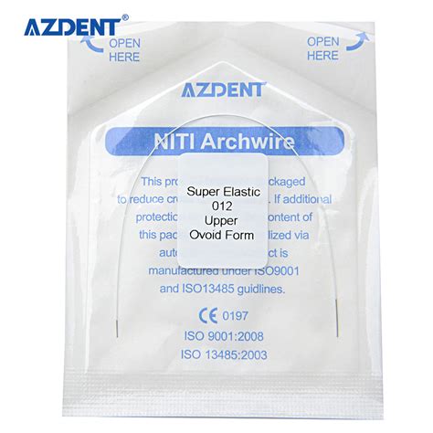 Azdent Dental Orthodontic Arch Wire Nitinol Coated Niti Round Archwire