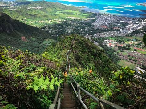 Haiku Stairs AKA Stairway To Heaven Oahu Stairway To Heaven