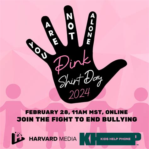 Pink Shirt Day February 28th 2024 What We Re Up To Play 101 3