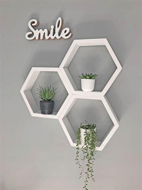 PÓŁKA ŚCIENNA HEKSAGON PLASTER MIODU HEXAGON KOLOR 10795448488